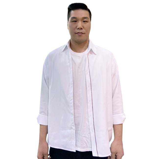 카이트 테이프 포인트 긴팔 셔츠 (YH)